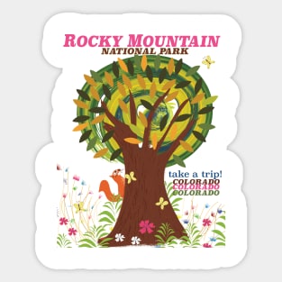 Rocky Mountain National Park Colorado Sticker